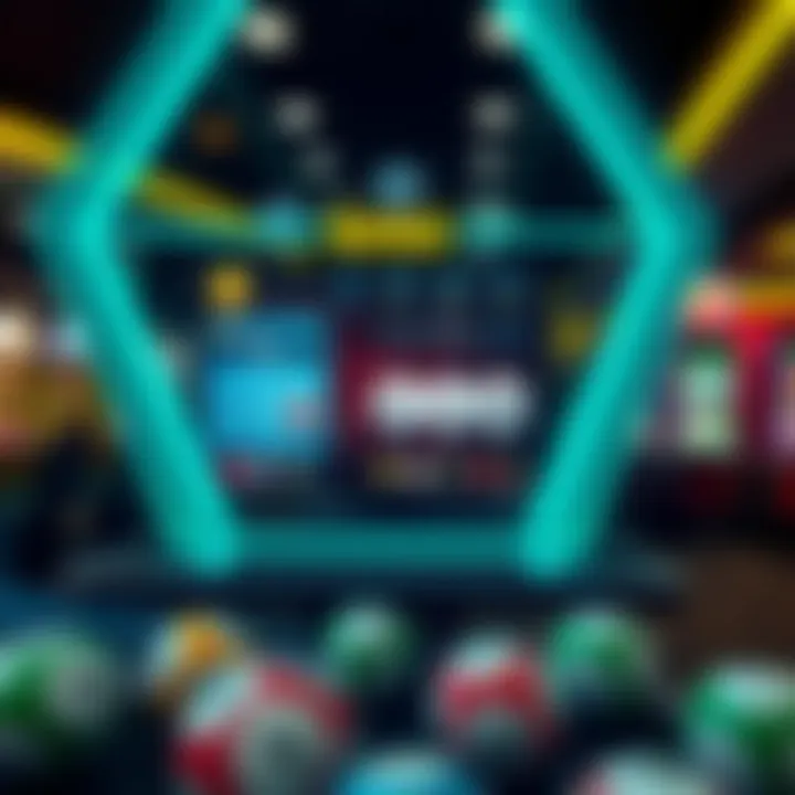 A digital interface showcasing online bingo options