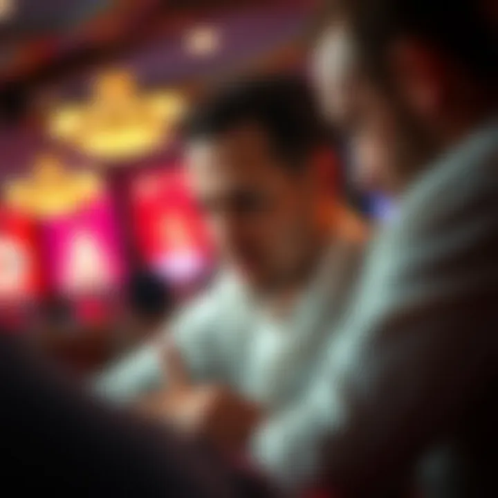 A thoughtful player contemplating their next move