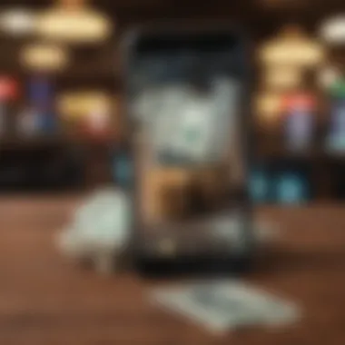 Cash Rewards in Mobile Gaming Mobile game interface showcasing cash rewards