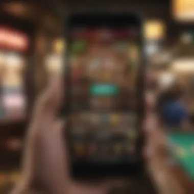 Mobile Game Interface with Financial Incentives An engaging interface of a mobile game showcasing cash rewards.