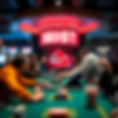 Community gathering of Mohegan Poker enthusiasts