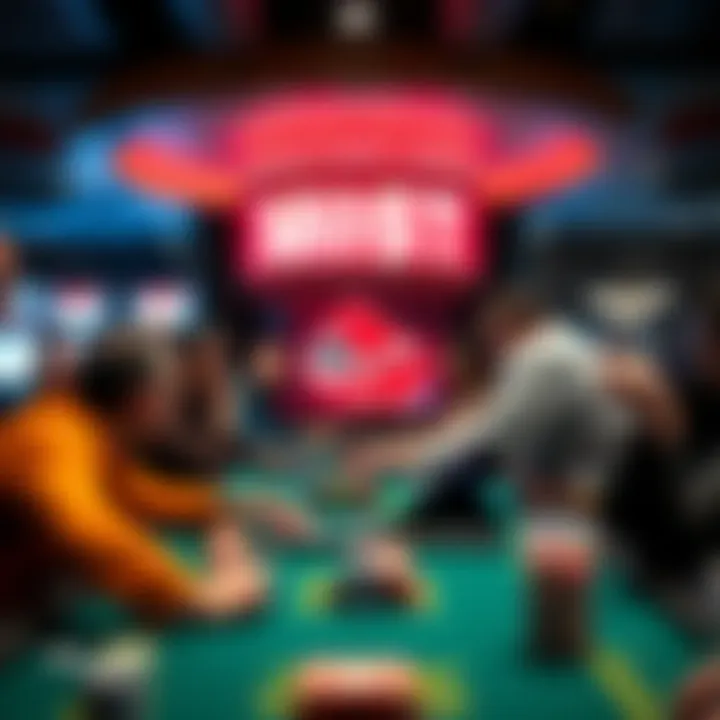 Community gathering of Mohegan Poker enthusiasts