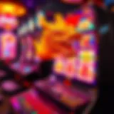 Stunning visual of a Dragon Link slot machine with vibrant colors