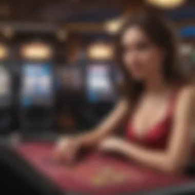 Online Gaming Experience at Offshore Casinos A gamer immersed in the excitement of an online casino interface