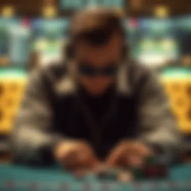 Illustration of technology's impact on online poker strategies