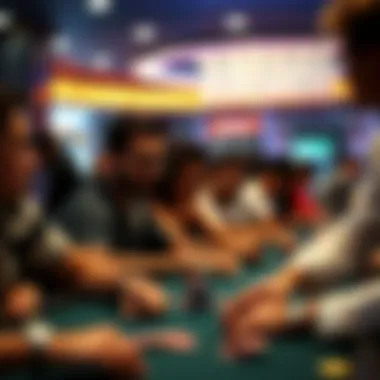 Diverse Community of Online Poker Players Diverse player demographics engaging with online poker platforms