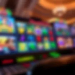 Dynamic online slots interface showcasing various themes and gameplay options.