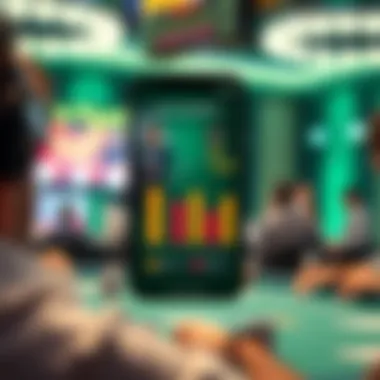 User Engagement in Party Casino Apps An infographic illustrating user engagement and experience in party casino apps