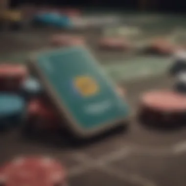 Digital Wallet Integration in Online Poker Digital wallet showcasing PayPal logo and poker chips