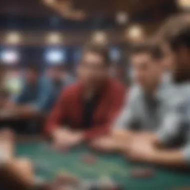 Diverse Strategies in Play Players engaged in a tournament