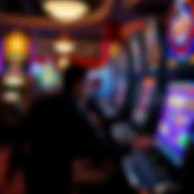 Thematic Diversity in Slot Machine Choices Players engaged with various themed slot machines in a casino