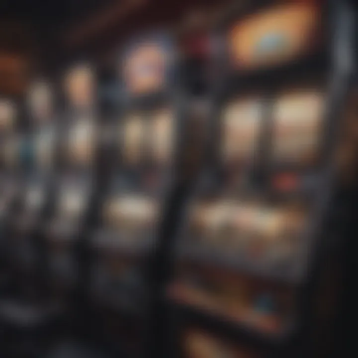 A variety of modern slot machines showcasing different themes