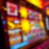 Vibrant sun-themed slot machine showcasing symbols and reels