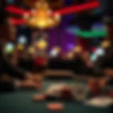 Vibrant Texas Hold'em game scene