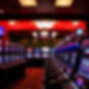 Interior View of Betting Terminals Interior view showcasing betting terminals