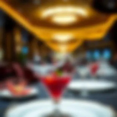 Exquisite dining options available at a casino resort