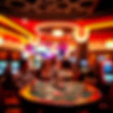 Exciting Casino Nightlife Vibrant nightlife scene at a popular casino venue