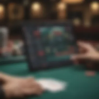 Detailed Strategy Analysis in Poker Training Apps Screenshot showcasing poker strategy analysis features