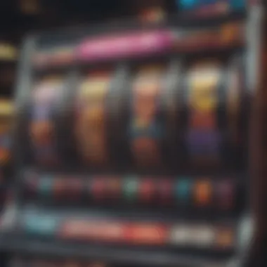 Exciting Online Slot Experience Vibrant online slot machine showcasing colorful symbols and big wins