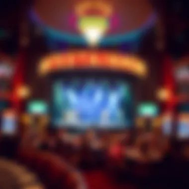 Live Entertainment Showcase A lively entertainment stage showcasing a live performance