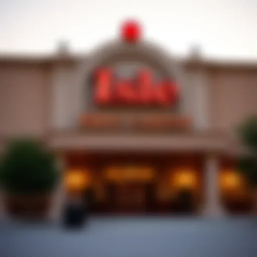 Exterior view of the Isle Casino showcasing its grand entrance