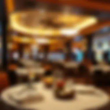 Luxurious dining area within the Isle Casino offering gourmet meals