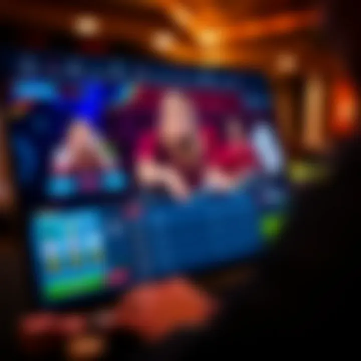 User interface of a top online gambling platform