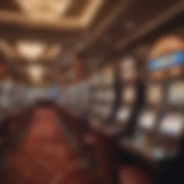 Diverse Gaming Options Await Vibrant gaming floor filled with a variety of slot machines and tables