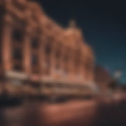 Stunning view of the Paris Las Vegas Casino façade at night