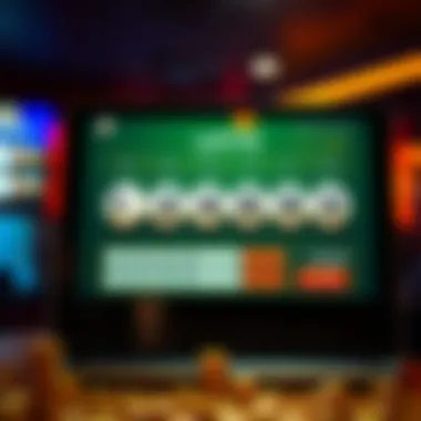 Online lottery platform interface