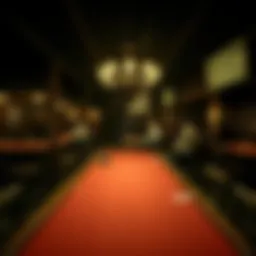 A vintage saloon scene with a betting table