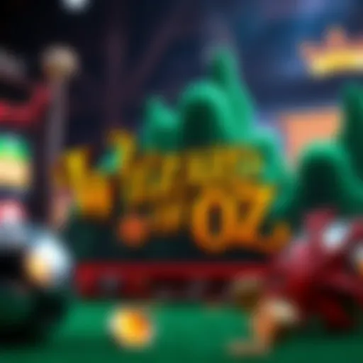 Visual representation of the Wizard of Oz Slots gameplay