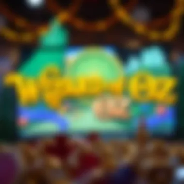 Artistic interpretation of the Wizard of Oz theme in slots