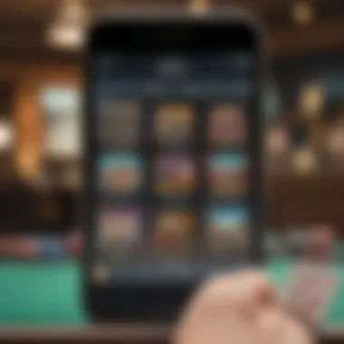 Mobile Betting Applications and Their Features Visual representation of mobile betting applications showcasing various features