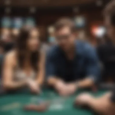 Engagement with WSOP Software Player engaging with WSOP software