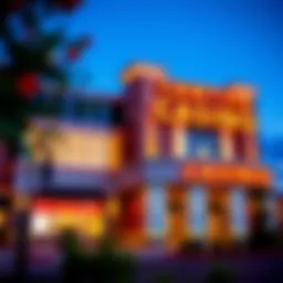 Vibrant exterior view of Yankton Casino showcasing its architectural beauty