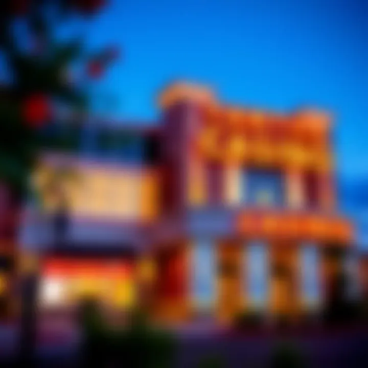 Vibrant exterior view of Yankton Casino showcasing its architectural beauty