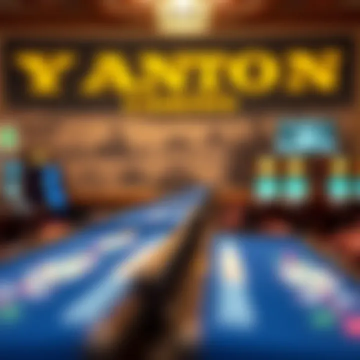 Historical display highlighting the evolution of Yankton Casino over the years