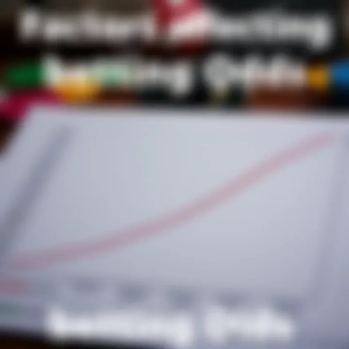 Graph illustrating factors influencing betting odds