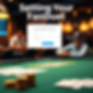 Setting Up Your FanDuel Account Schematic depicting account setup and verification on FanDuel