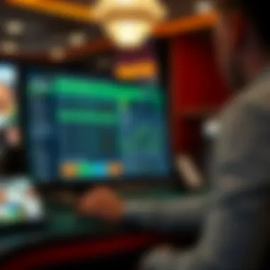 Navigating the FanDuel Interface Illustration of a user interface showcasing FanDuel's betting platform