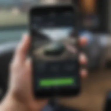 Exploring the User Interface of FanDuel Racing User interface of the FanDuel Racing app on an Android device