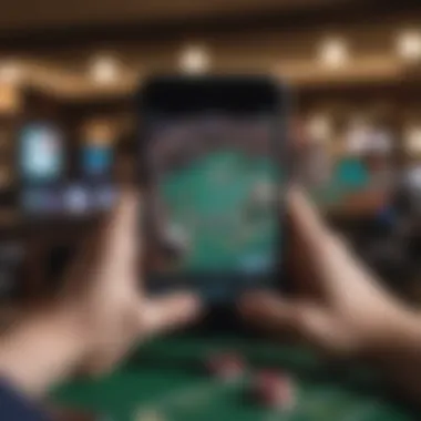 User Engagement on FanDuel Sportsbook A customer engaging with the FanDuel Sportsbook app