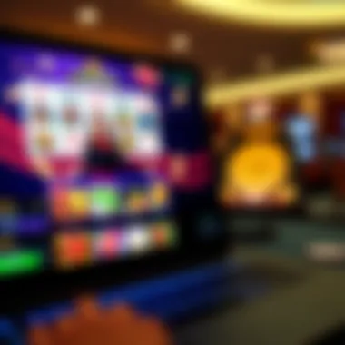 Engaging Online Casino Experience Screenshot of a vibrant online casino interface