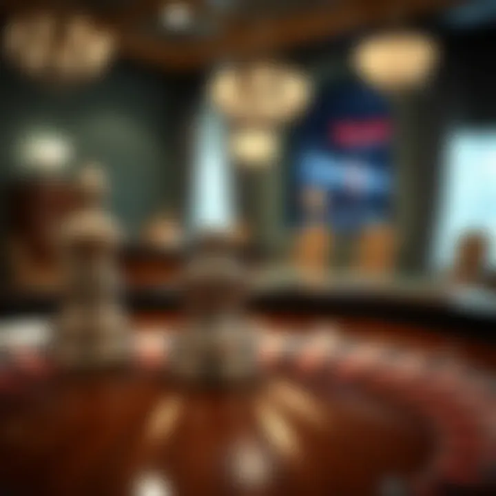 An engaging scene depicting a practice session of roulette, emphasizing skill development. Roulette practice session