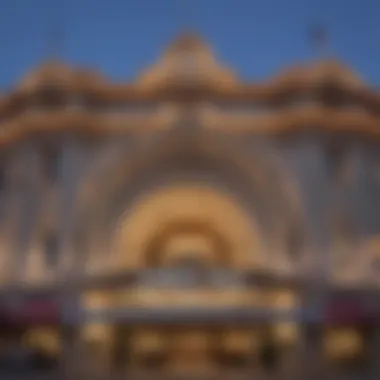 Exterior view of Harrah's Casino showcasing its grand architecture