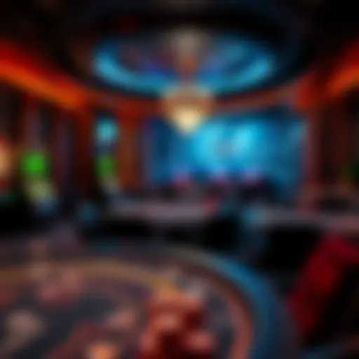 Luxurious high roller gaming environment