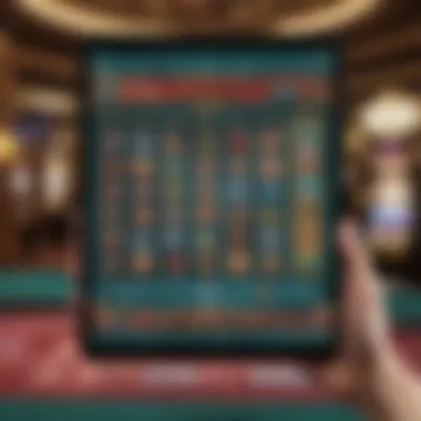 User Interface of Hollywood Casino App User-friendly interface of the Hollywood Casino app