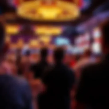 Exciting Live Performances at Hollywood Casino A live entertainment event happening at the Hollywood Casino, with performers engaging the audience