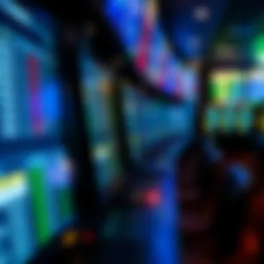 Betting Opportunities at Hollywood Joliet Dynamic betting options displayed on digital screens at the sportsbook